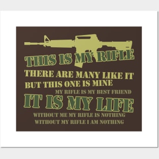 This is my Rifle - Rifle Creed Posters and Art